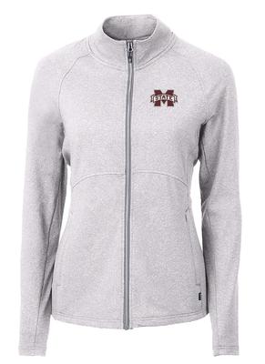 Mississippi State Cutter & Buck Women's Adapt Eco Heathered Jacket