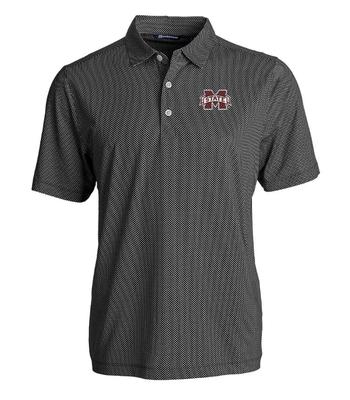Mississippi State Cutter & Buck Pike Symmetry Print Polo