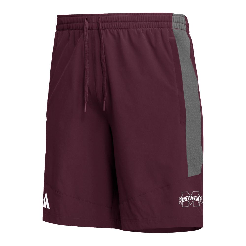 Bulldogs, Mississippi State Adidas Woven Pocket Short