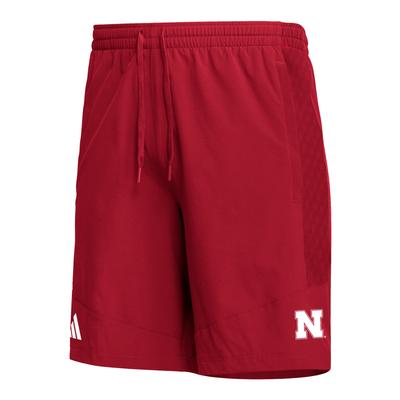 Nebraska Adidas Woven Pocket Short