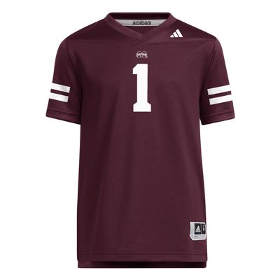Mississippi State Adidas YOUTH Replica Football Jersey