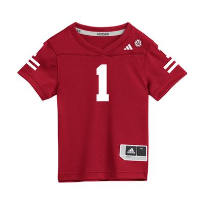 Nebraska Adidas Toddler Replica Football Jersey