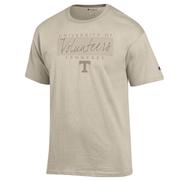  Tennessee Champion Women's Tonal Straight Stack Over Logo Tee