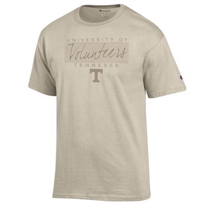 Tennessee Champion Women's Tonal Straight Stack Over Logo Tee