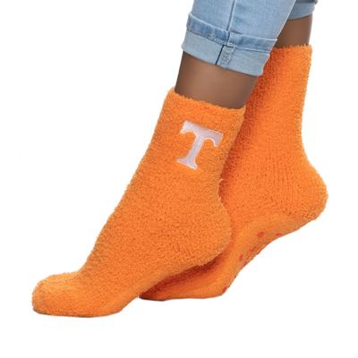 Tennessee Fuzzy Crew Slipper Socks