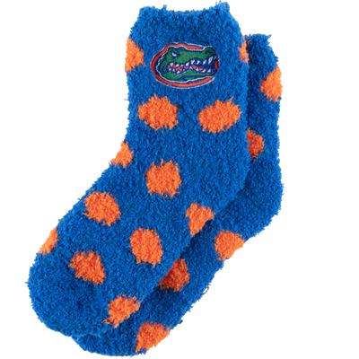 Florida YOUTH Polka Dot Fuzzy Socks