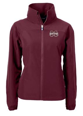 Mississippi State Cutter & Buck Women's Charter Eco Jacket