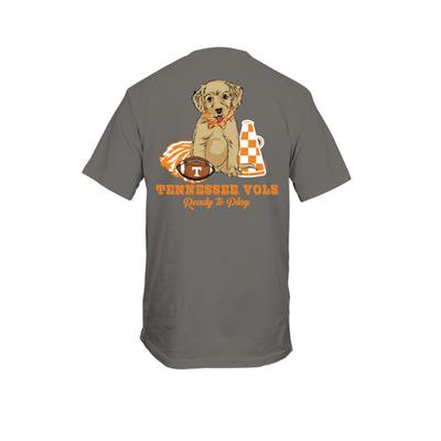 Tennessee Cute Puppy Football Comfort Colors Tee