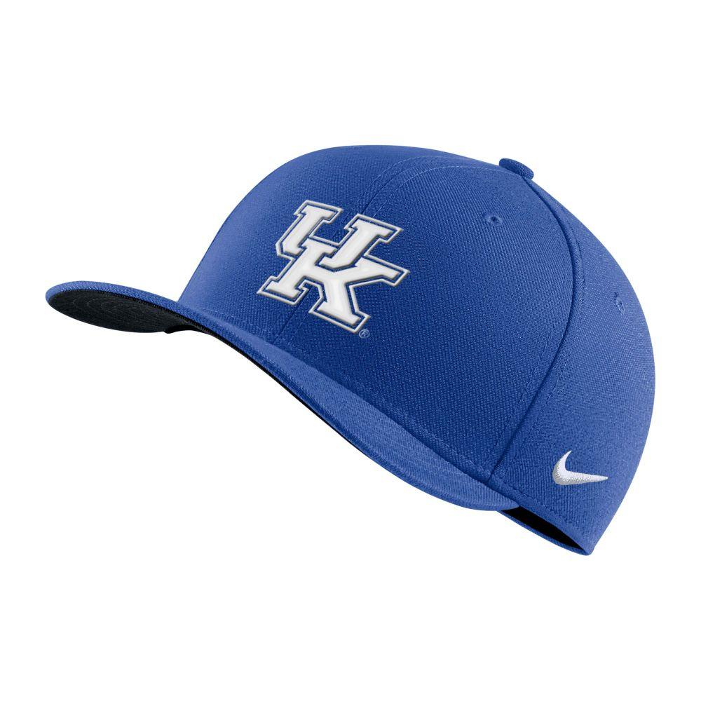  Kentucky Nike Swoosh Raised Logo Flex Fit Hat