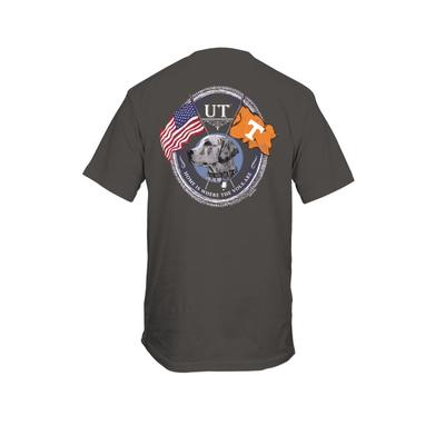 Tennessee Dog and Flags Comfort Colors Tee