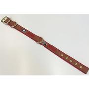  Georgia Zep- Pro Leather Embroidered Dog Collar