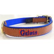  Florida Zep- Pro Leather Embroidered Dog Collar