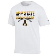  App State Champion Split Color Over Football Tee