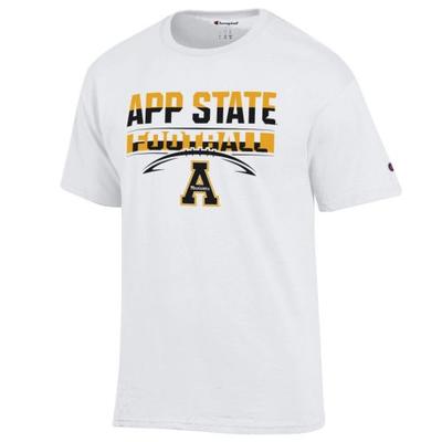 App State Champion Split Color Over Football Tee