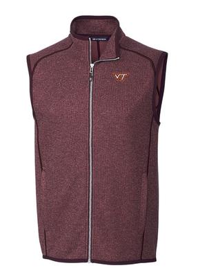 Virginia Tech Cutter & Buck Men's Mainsail Sweater Knit Vest