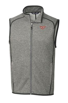 Virginia Tech Cutter & Buck Men's Mainsail Sweater Knit Vest