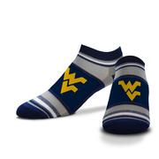  West Virginia Stripe No Show Sock