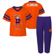  Clemson Infant Red Zone Jersey Pant Set