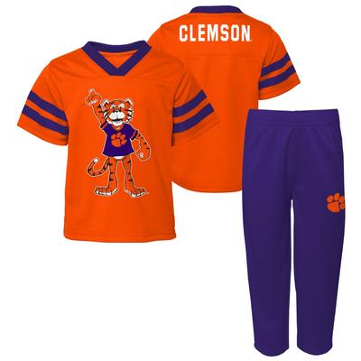 Clemson Toddler Red Zone Jersey Pant Set