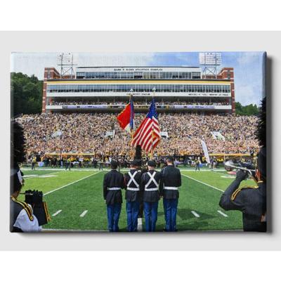App State 24 x 16 National Anthem Canvas