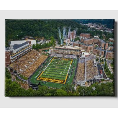 App State 24 x 16 Welcome to the Rock Canvas