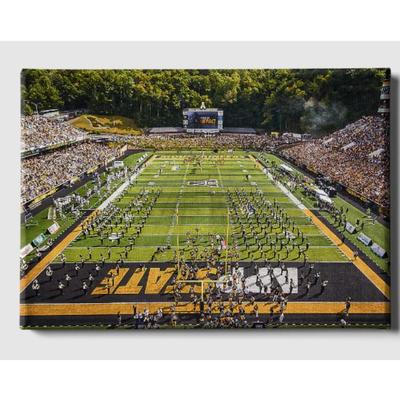 App State 24 x 16 End Zone View Enter Canvas