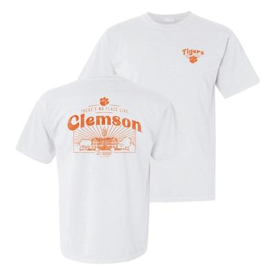 Clemson No Place Like Campus Comfort Colors Tee