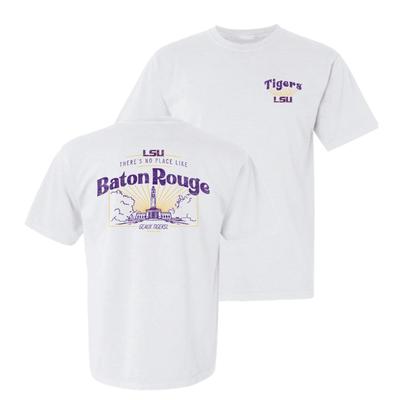 LSU No Place Like Campus Comfort Colors Tee