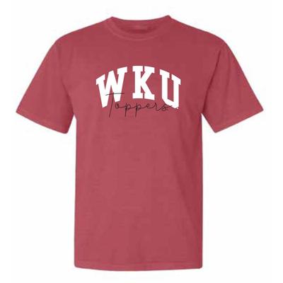 Western Kentucky Classic Arch Over Script Comfort Colors Tee