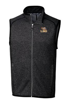 LSU Cutter & Buck Men's Mainsail Sweater Knit Vest