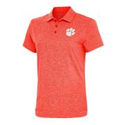  Clemson Antigua Women's Motivated Brushed Jersey Polo