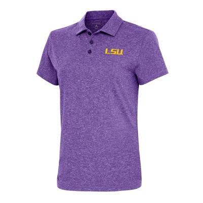 LSU Antigua Women's Motivated Brushed Jersey Polo