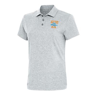 Tennessee Lady Vols Antigua Women's Motivated Brushed Jersey Polo SKYSCRAPER_HTHR