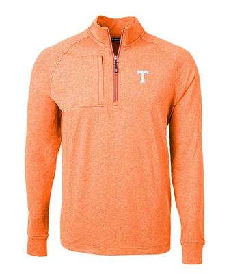 Tennessee Cutter & Buck Men's Adapt Eco Knit Heather 1/4 Zip Pullover