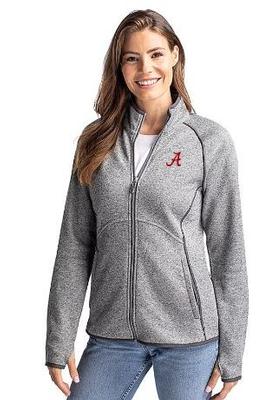 Alabama Cutter & Buck Women's Mainsail Sweater Knit Jacket