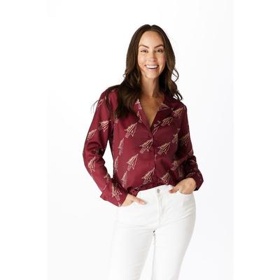 Florida State Stewart Simmons Button Up Long Sleeve Blouse