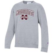  Mississippi State Champion Youth Wordmark Over Logo Crew