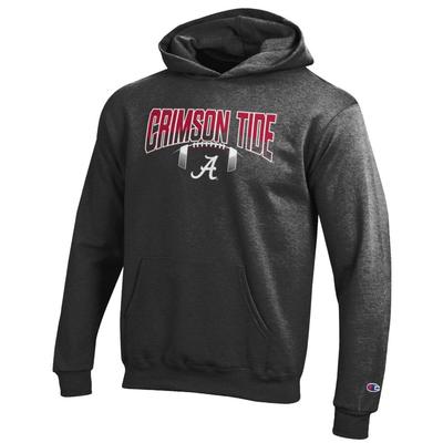 Alabama Champion YOUTH Split Color Over Laces Hoodie