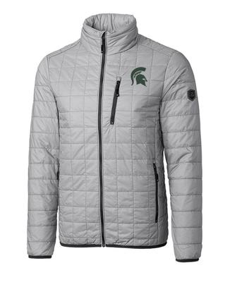 Michigan State Cutter & Buck Rainier Eco Insulated Puffer Jacket