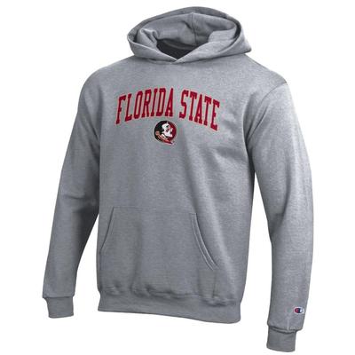 Florida State Champion YOUTH Wordmark Over Logo Hoodie