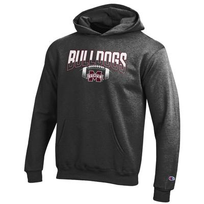 Mississippi State Champion YOUTH Split Color Over Laces Hoodie