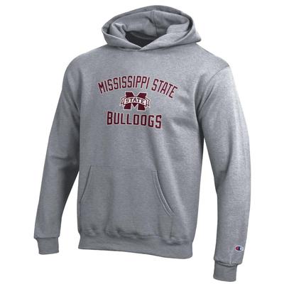 Mississippi State Champion YOUTH Stacked Logo Hoodie