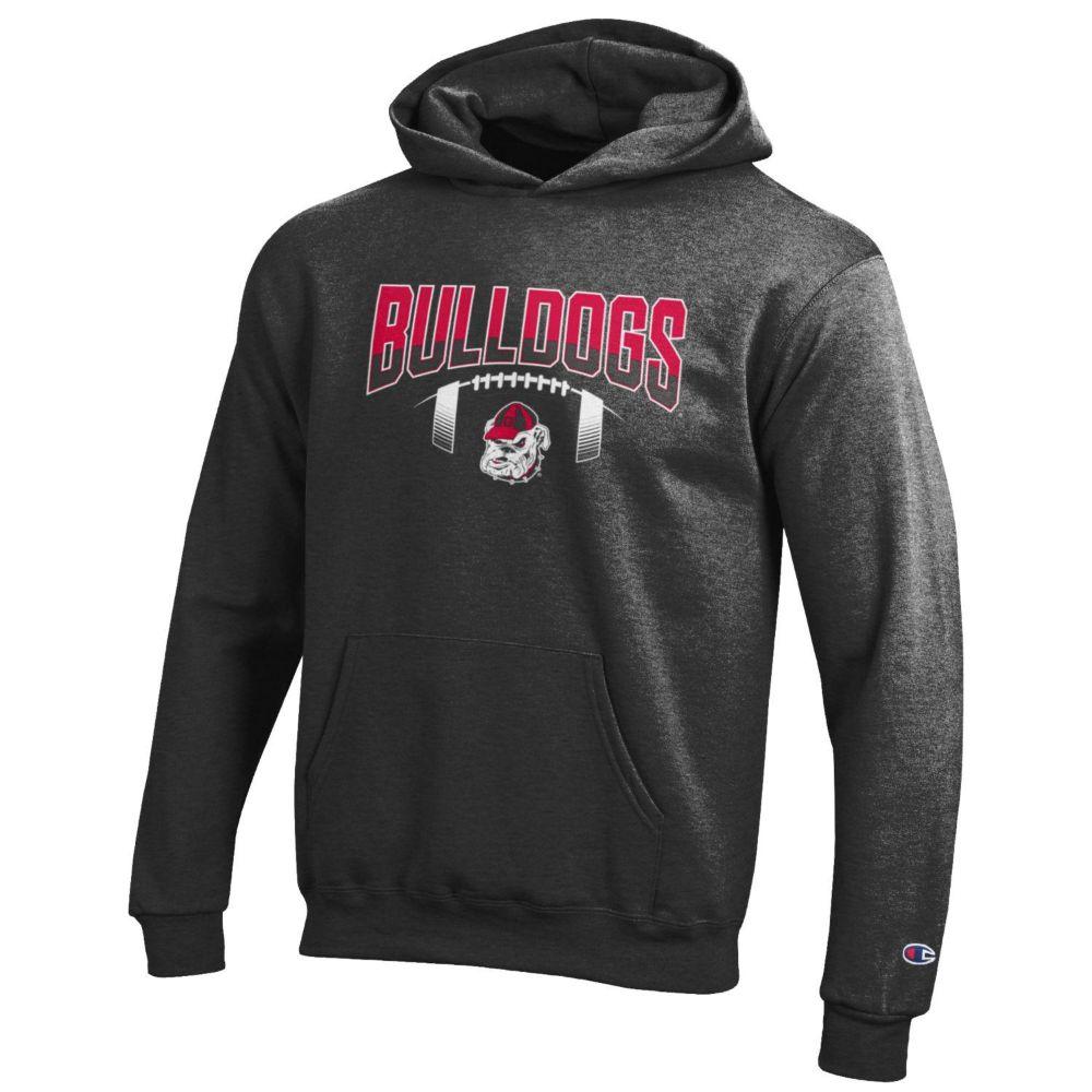 Dawgs | Georgia Champion YOUTH Split Color Over Laces Hoodie | Alumni Hall