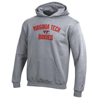 Virginia Tech Champion YOUTH Stacked Logo Hoodie