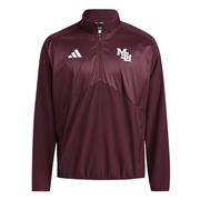  Mississippi State Adidas Sideline Woven 1/4 Zip Pullover