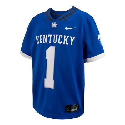 Kentucky Nike YOUTH #1 Replica Football Jersey