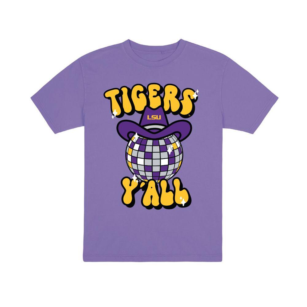  Lsu Uscape Disco Y ' All Garment Dyed Tee