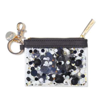 Packed Party Black Keychain Wallet