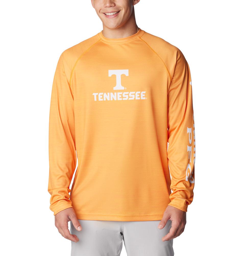 Vols, Tennessee Columbia PFG Terminal Tackle Heather Long Sleeve Shirt