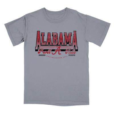 Alabama B-Unlimited Wavy Mascot Comfort Colors Tee